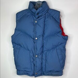Vintage St. John's Bay Blue Puffer Vest Size Medium